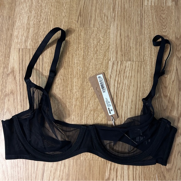 SKIMS Other - SKIMS - ULTRA FINE MESH SCOOP BRA | ONYX